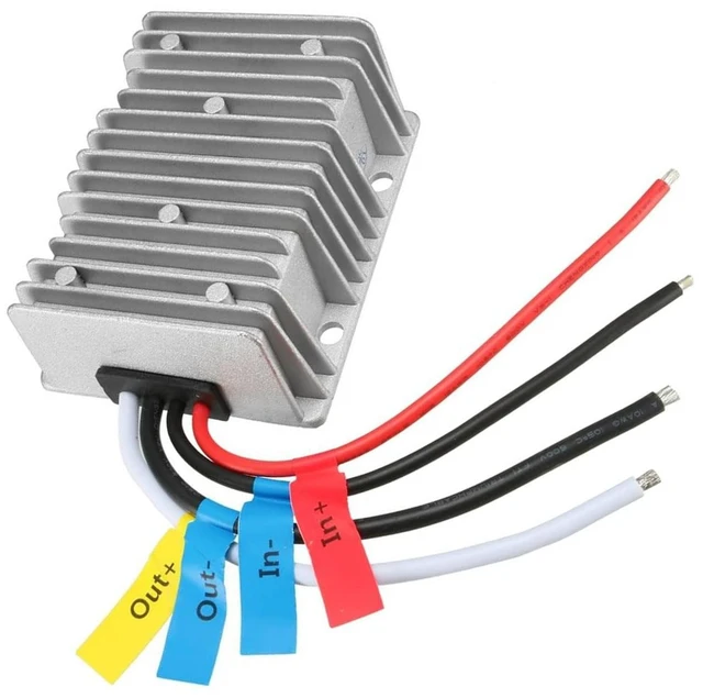 Main image of TOP-VIGOR Voltage Converter DC/DC 24V to 12V 40A 480W Converter Step Down, Waterproof IP68 Voltage Converter Regulator Transformer