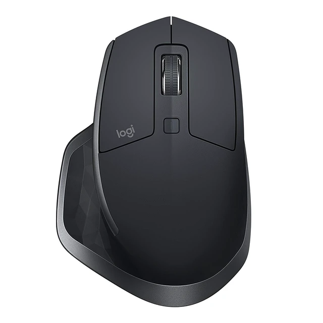 Alt view image 2 of 5 - Logitech MX Master 2S Wireless Mouse with Flow Cross-Computer Control and File Sharing for PC and Mac, Graphite