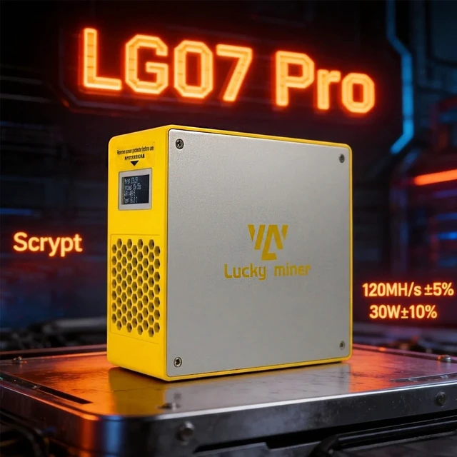 Alt view image 2 of 5 - Dogecoin Miner,Up to 120MH/S 40W Litecoin Miner LG07 Pro