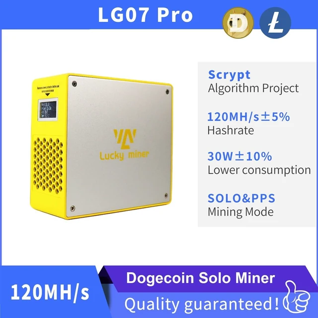 Alt view image 4 of 5 - Dogecoin Miner,Up to 120MH/S 40W Litecoin Miner LG07 Pro