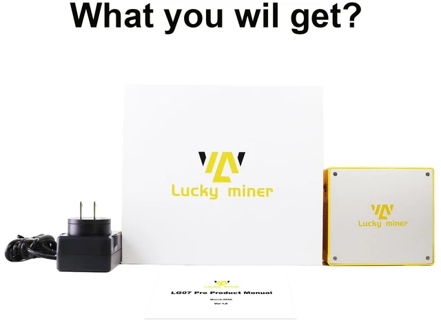 Alt view image 5 of 5 - Dogecoin Miner,Up to 120MH/S 40W Litecoin Miner LG07 Pro