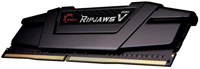 Alt view image 4 of 4 - G.SKILL RipjawsV Series DDR4 RAM (XMP) 8GB (1x8GB) Up to 3200MT/s* CL16-18-18-38 1.35V Intel AMD Desktop Computer Memory U-DIMM - Black (F4-3200C16S-8GVKB)