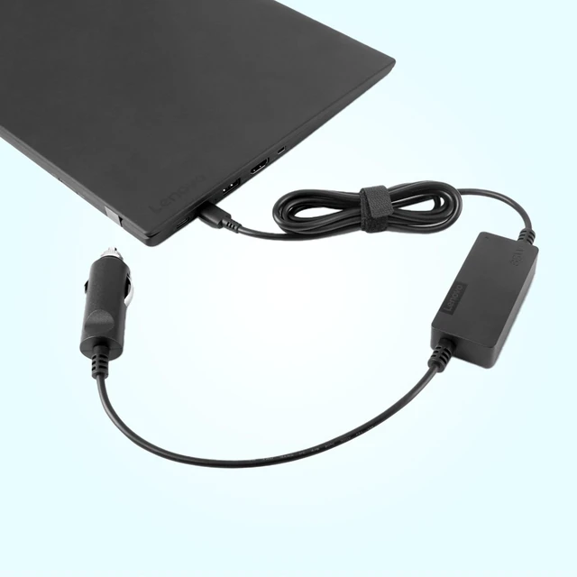 Alt view image 3 of 4 - Lenovo 65W USB-C DC Travel Adapter for car