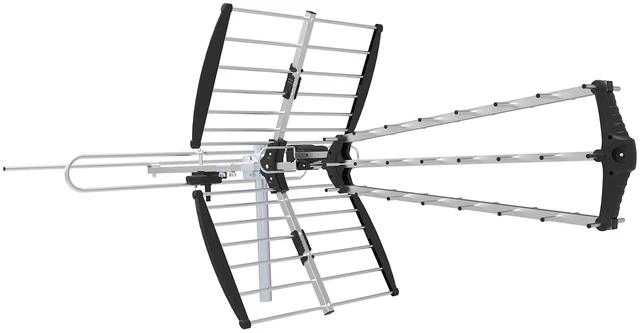 Main image of HDTV 4K UHD Long Distance Outdoor Digital TV Antenna. Long Range High Definition UHF VHF FM Reception Whole House Performance ~175 Mile Range