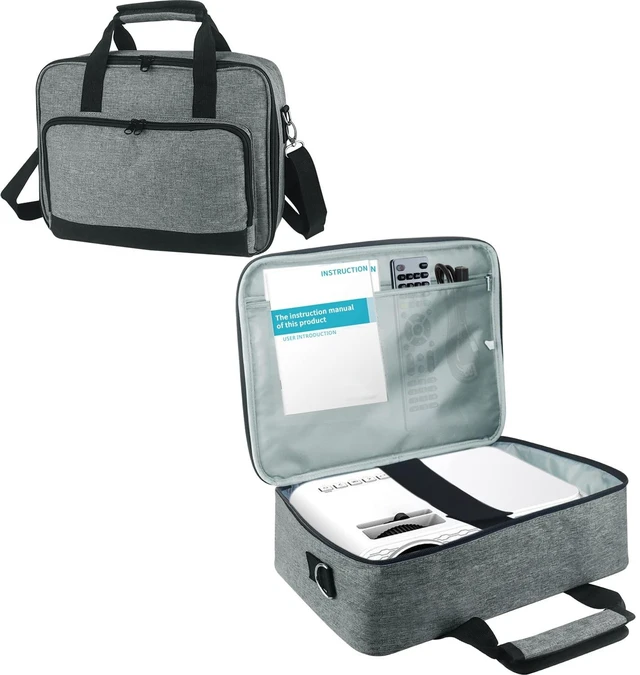 Main image of Boczif Projector Bag Carrying Case, Portable Storage Travel Case(Grey)