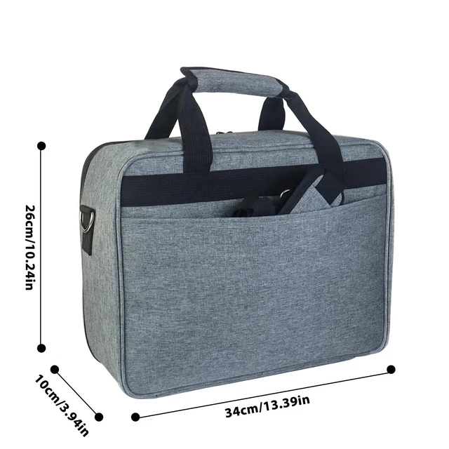 Alt view image 4 of 5 - Boczif Projector Bag Carrying Case, Portable Storage Travel Case(Grey)
