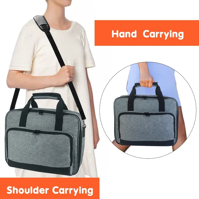 Alt view image 5 of 5 - Boczif Projector Bag Carrying Case, Portable Storage Travel Case(Grey)
