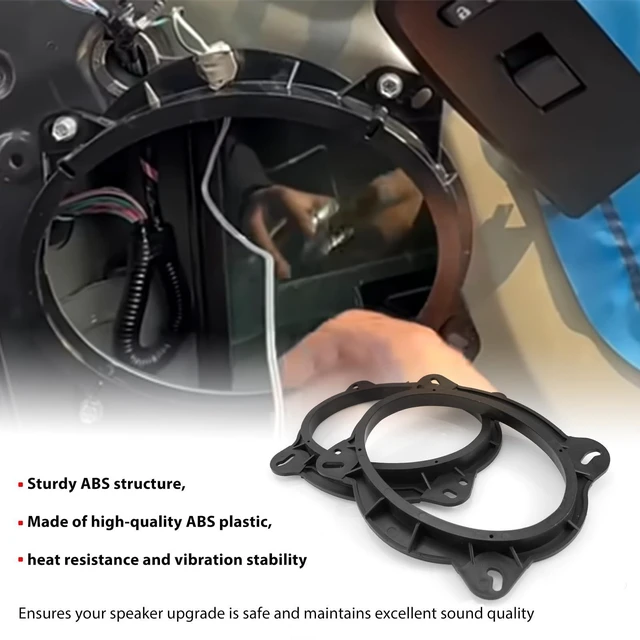 Alt view image 5 of 5 - Sporacingrts 2PCS 6x9 Speaker Adapter Bracket Kit with Wiring Harness
