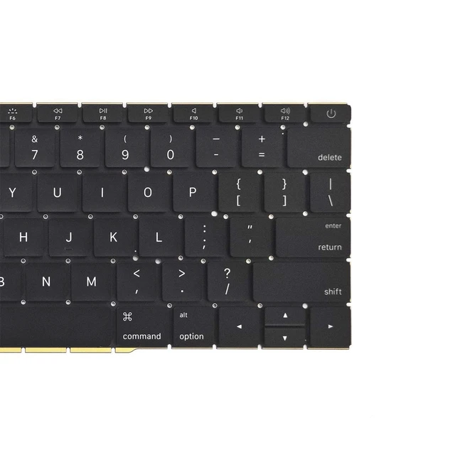 Alt view image 3 of 5 - IGUANLI New A1708 Keyboard US Layout Replacement for MacBook Pro 13-inch Function Keys Late 2016 Mid 2017 Without Touch Bar