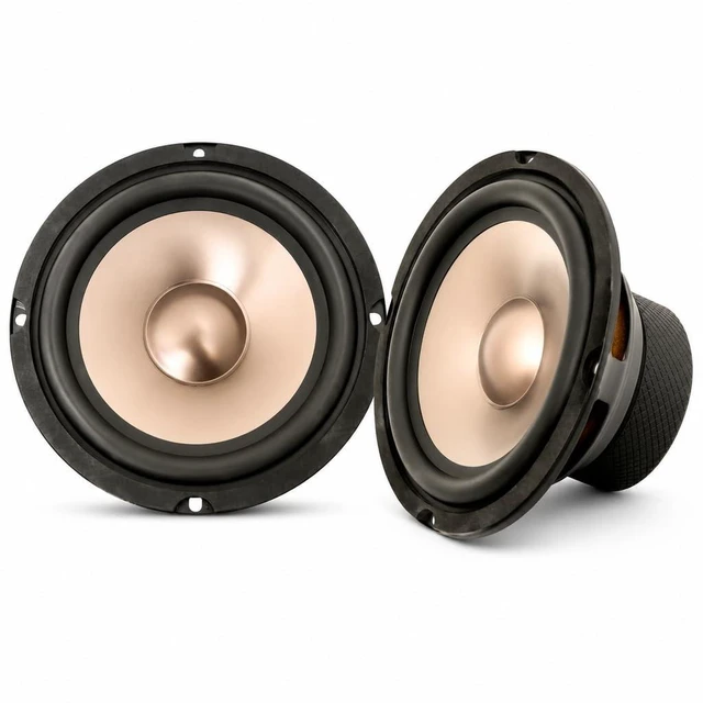 Main image of Amagkon 6.5 Inch 2-Way Mid-Bass Car Speakers, 1000W Max (250W RMS) 4 Ohm, Aluminum Magnesium Cone Full Range Audio System, 90dB High Sensitivity, Easy Upgrade for Car SUV Door Speakers, Set of 2