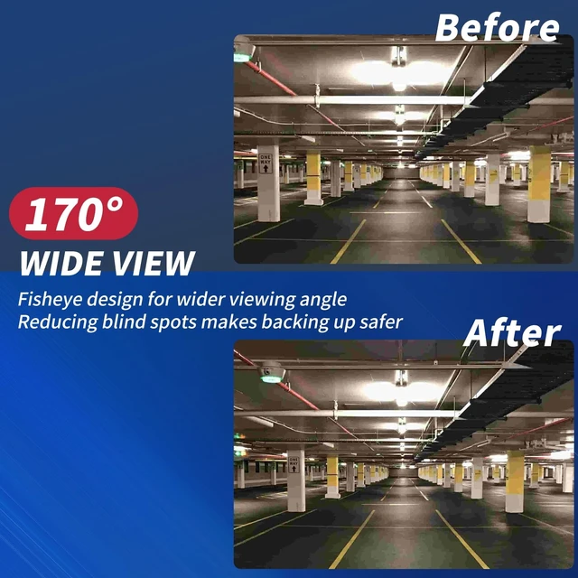 Alt view image 4 of 5 - Tektall Backup Camera Compatible with 2014 2015 2016 Ford Escape S SE Plus Trend Titanium Reverse Safety Reversing Parking Camera GJ5T-19G490-AD GJ5T19G490AB EJ5Z-19G490-A 590-419