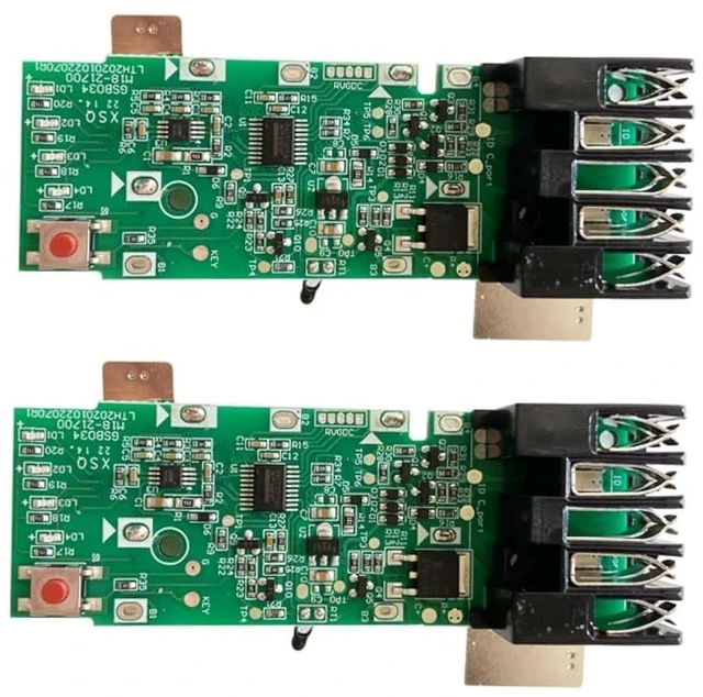 Main image of Janllenton Protection Circuit Board (PCB) for Milwaukee M18 18V Replacement BMS Module for 12.0Ah 21700 Battery Packs (Battery Not Included, 2-Pack)