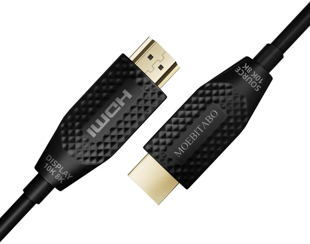 Main image of Fiber Optic HDMI Cable 8K 48Gbps 25FT High speed HDMI 2.1 Cord in-Wall CL3 Rated 10K@30Hz 8K@60Hz eARC HDCP 2.2/2.3 VRR ALLM Dynamic HDR10+ 3D Compatible with Switch Xbox PC Monitor TV Laptop PS4/PS5