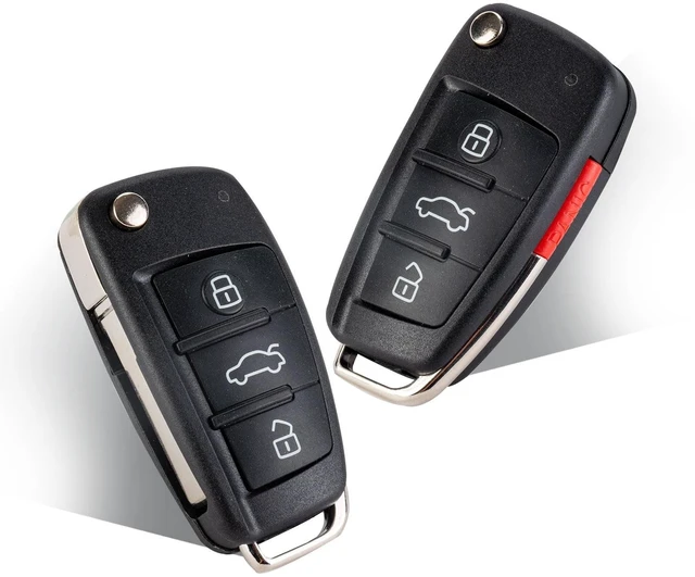 Main image of 2 X Compatible with Audi 2006-2010 A3 2007 2008 2009 2010 TT Flip Car Key Fob Keyless Entry Control, 315 MHz, FCC ID: NBG009272T,By RemoteMatch