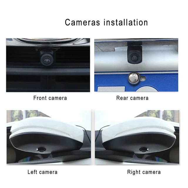 Alt view image 5 of 5 - Weivision Universal 360 Degree Bird View System Car DVR Record Panoramic View All Round Rear View Camera System for All Car