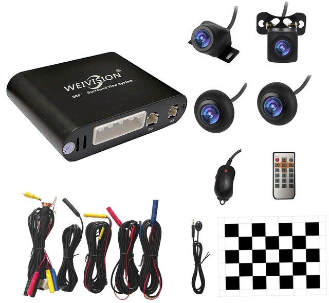 Main image of Weivision Universal 360 Degree Bird View System Car DVR Record Panoramic View All Round Rear View Camera System for All Car