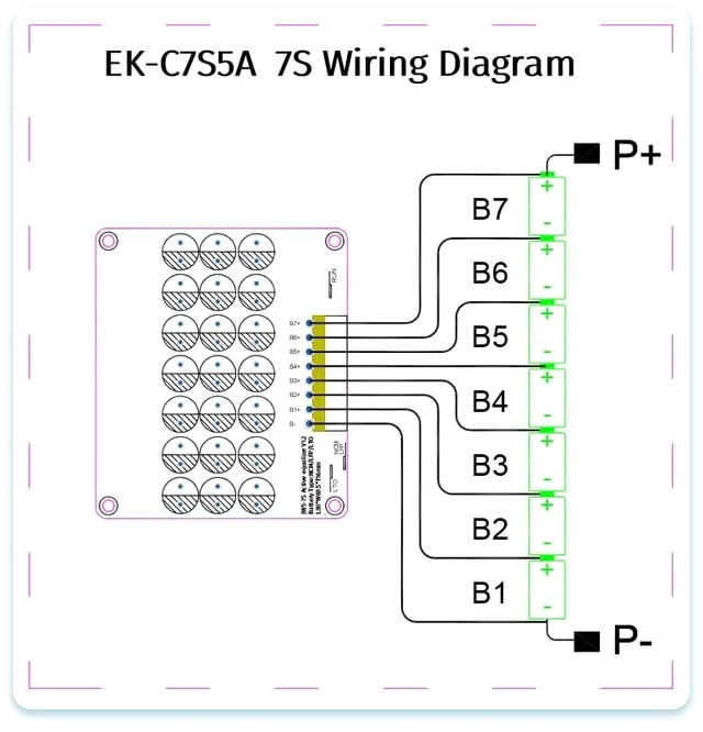 Alt view image 5 of 5 - PowerDog Active Balancer 5A Acrylic 3S 4S 5S 6S 7S 8S 10S 12S 14S 16S17S 21S Li-ion/Lifepo4/LTO Battery Capacitor Equalizer (7S)