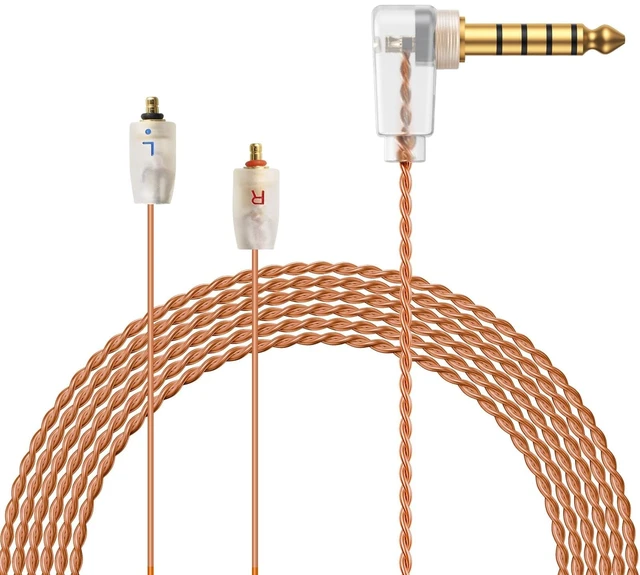 Main image of okcsc Aurora PRO IPX to 4.4mm Balanced Cable for UE Live/UE18+/64Audio U12t/U18t/W80 High-Purity Copper Hi-Fi Upgrade Wire, Ultra-Light 8.5g, TPU Jacket