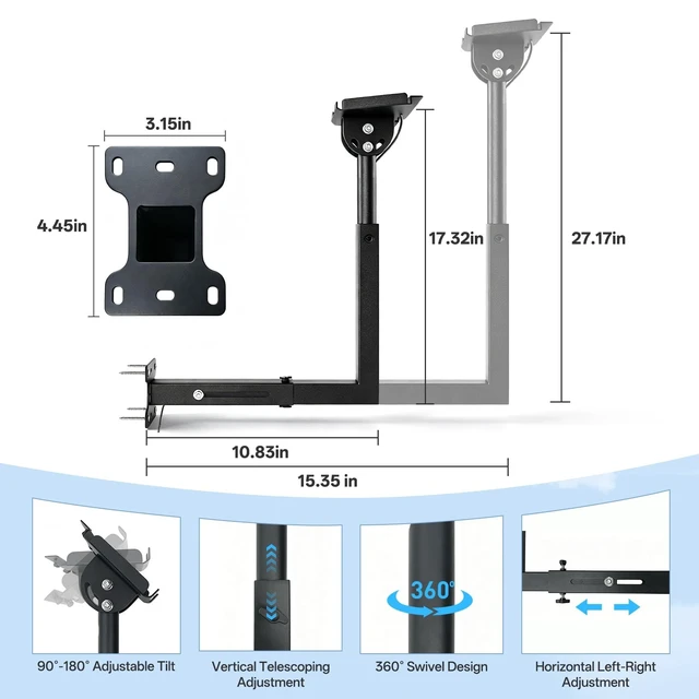Alt view image 2 of 5 - Starlink Mount for Standard 4/4X/Gen 3, Adjustable Telescoping Bracket