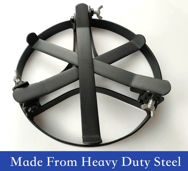 Alt view image 2 of 5 - Stecoeico Campfire Tripod, Camping Tripod For Cooking. Upgraded Legs Lock Tripod Stand For Dutch Oven Tripod. Heavy Duty Campfire Cooking Equipment. Sturdy Tripod Grill For Campfire.