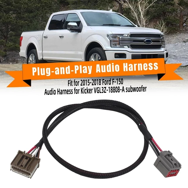 Alt view image 2 of 5 - Subwoofer Audio Harness for 2015-2018 Ford F150, Fits for VGL3Z-18808-A
