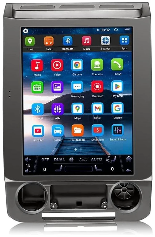 Main image of 12.1" Tesla Screen for Ford F150 2016-2021 Radio Stereo 8-Core Android 15 Wireless CarPlay Android Auto Keep OEM Steering Wheel Control and Rear Camera 4GB/64GB,WiFi,FM,AM