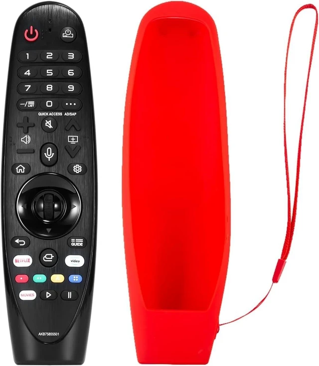 Main image of Remote Control AKB75855501 for LG Magic TV Replacement MR20GA OLED55CXPUA for UN85 UN81 UN80 UN74 UN73 UN71 with Point, Click, Scroll, and Voice Control (1 remote with red case)