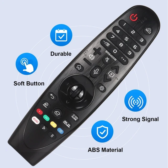 Alt view image 5 of 5 - Remote Control AKB75855501 for LG Magic TV Replacement MR20GA OLED55CXPUA for UN85 UN81 UN80 UN74 UN73 UN71 with Point, Click, Scroll, and Voice Control (1 remote with red case)