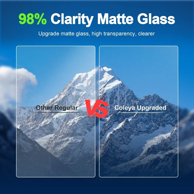 Alt view image 5 of 5 - Coleya Anti-Glare Matte for 2027 Rivian R2 Screen Protector, for Rivian R2 (Standard/Premium/Performance) 15.6-inch Touchscreen, 9H Tempered Glass 2027 R2 Accessories Anti-Fingerprint 15.6"