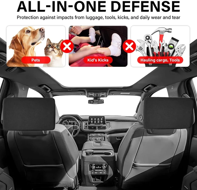 Alt view image 2 of 5 - 2-Pack Protective Cover for 2021-2026 GMC Yukon/Chevrolet Tahoe/Suburban