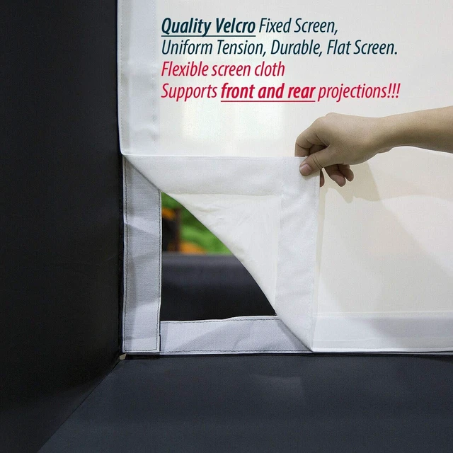 Alt view image 2 of 5 - Sewinfla 33Ft Outdoor Inflatable Movie Projector Screen with Blower Supports Front and Rear Projection, Blow Up Movie Screen for Party, Easy to Set Up