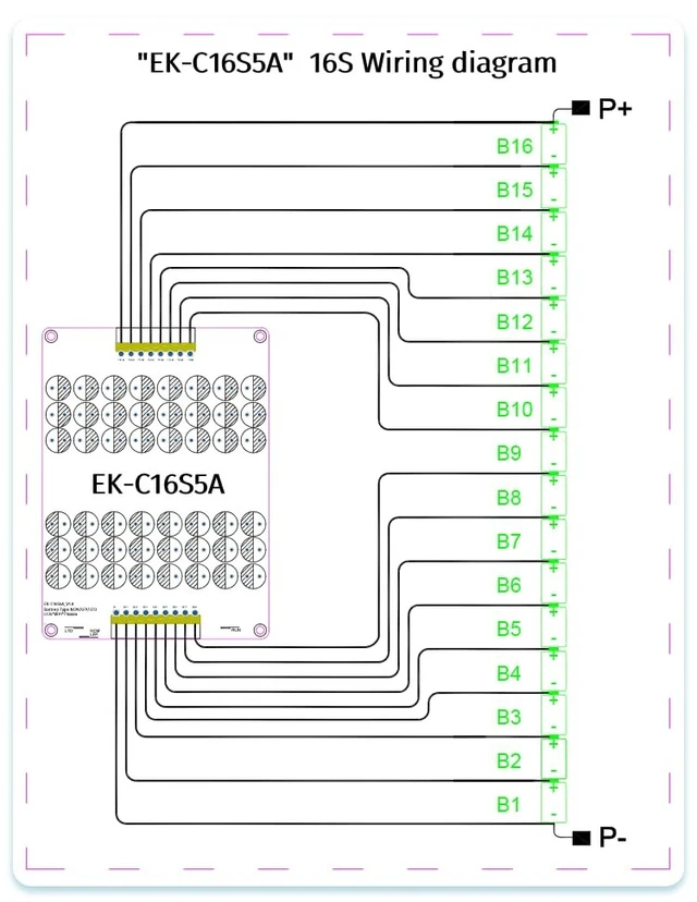 Alt view image 5 of 5 - PowerDog Active Balancer 5A Acrylic 3S 4S 5S 6S 7S 8S 10S 12S 14S 16S17S 21S Li-ion/Lifepo4/LTO Battery Capacitor Equalizer (16S)