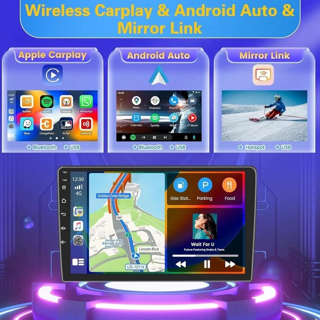 Alt view image 3 of 5 - 2+64G Android Car Stereo for Toyota Corolla 2009 2010 2011 2012 2013