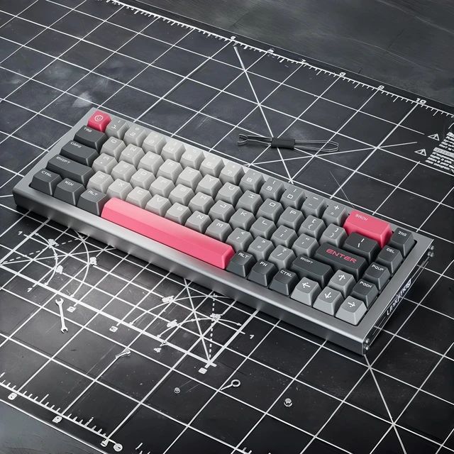 Main image of UNIQMAG TMR Keyboard,8K Polling Rate,0.08ms Latency,0.005mm Precision,Springless Maglev Switch,Full-Aluminum Weighted Base,0.001-3.5mm Actuation Travel,RGB Lighting,Gasket-Mount,PC+Mac Ready.(UQ68R)