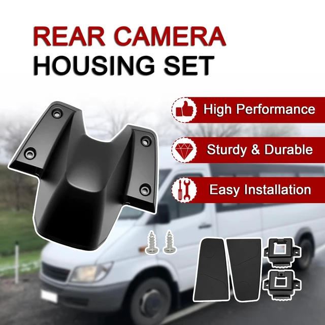 Alt view image 2 of 5 - Rear Camera Housing Set A907820120 for Mercedes Benz Sprinter 1500 2500 3500 Freightliner Sprinter 1500 2500 3500 2019-2020 Backup Camera Housing Replacement for 90782040019051 90782012019051