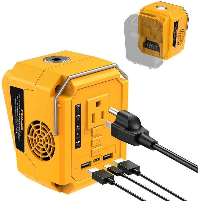Main image of 260W Portable Power Inverter for Dewalt 20V Max Battery