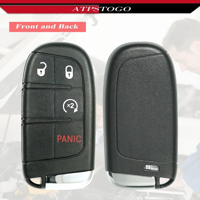 Alt view image 5 of 5 - ATPSTOGO Smart Key Fob Replacement Kit Fits for Jeep Renegade 2015 2016 2017 Keyless Entry Remote Control Replace FCC ID: M3N40821302 434MHz 4 Button