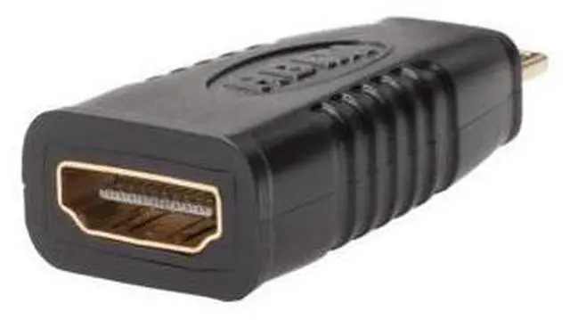 Main image of Vszerda Pack of 2 HDMI A Female to Micro HDMI D Male Connector TV Cable Adapter