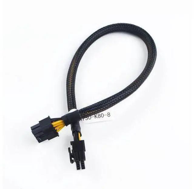 Alt view image 6 of 7 - Power Cable for D.ELL R730 8Pin to Nvidia K80 M40 M60 P40 P100 PCIE GPU 8Pin 35CM
