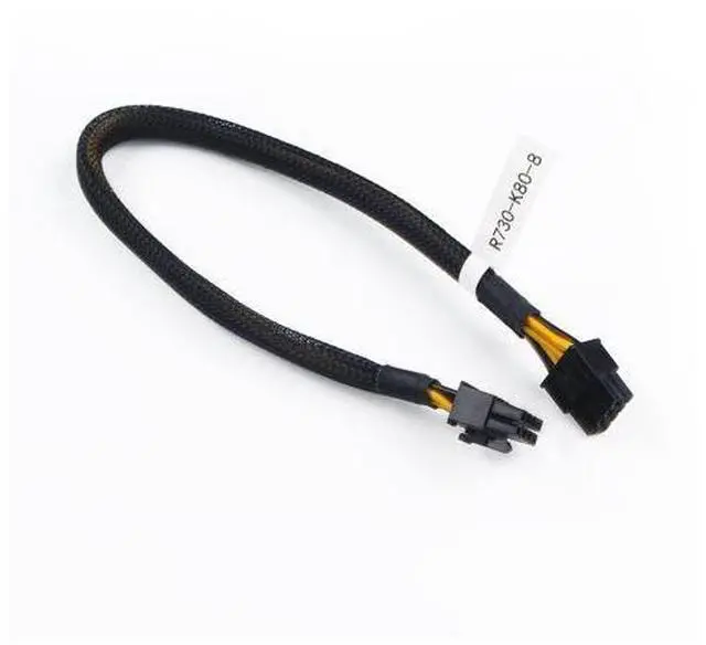 Alt view image 7 of 7 - Power Cable for D.ELL R730 8Pin to Nvidia K80 M40 M60 P40 P100 PCIE GPU 8Pin 35CM