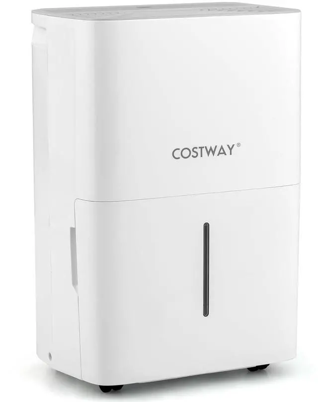 Main image of COSTWAY 94.5 Pints Dehumidifier, 6000 Sq.Ft Portable Large Home Dehumidifier for Basements with 2 Modes & 3 Fan Speeds, 1.4 Gallon Tank