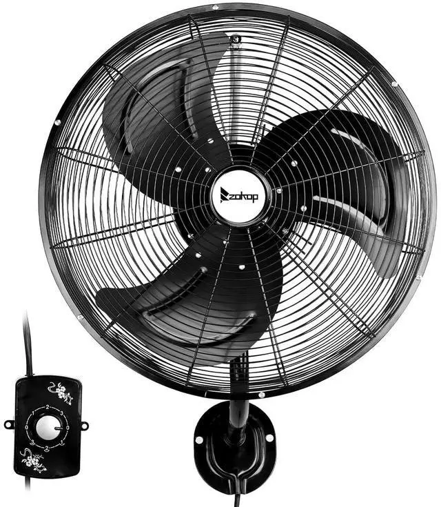 Main image of Winado 18 inch Wall Mount Oscillating Fan, High Velocity 3-speed Max 4592 CFM Industrial Wall Fan w/Aluminum Blades for Indoor, Commercial, Residential, Warehouse, Garage