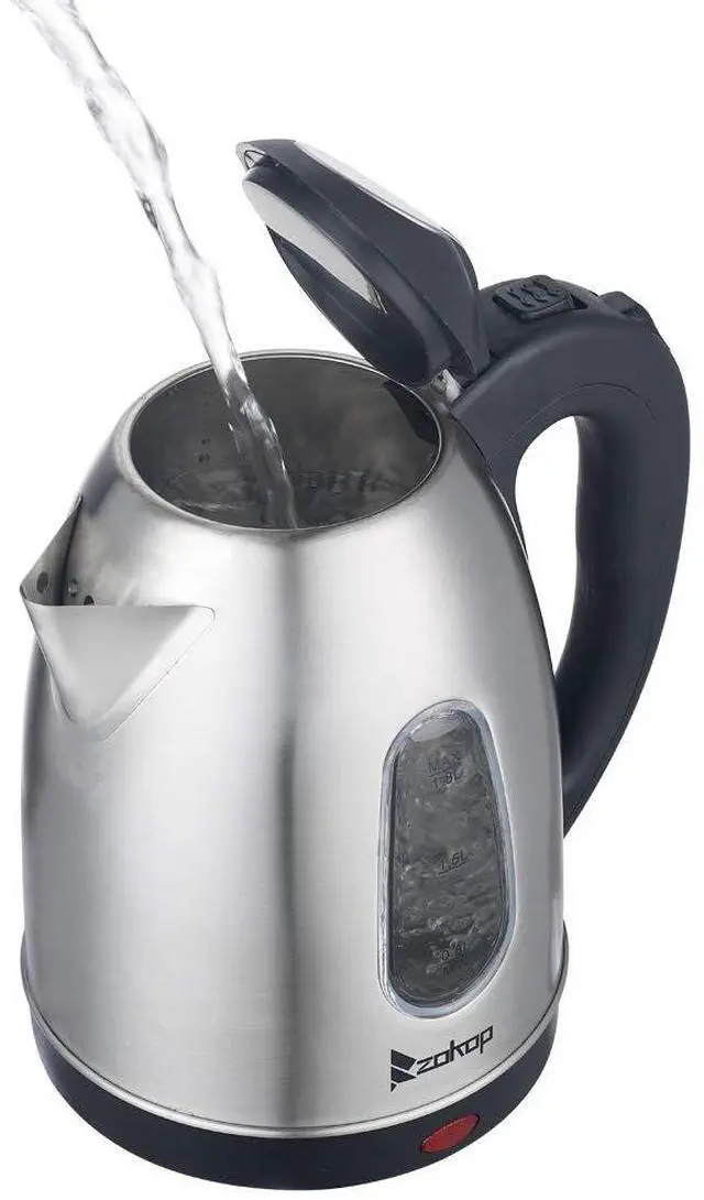 Alt view image 6 of 6 - Winado Electric Kettle, 1.8 Liters Stainless Steel Cordless Hot Water Boiler & Heater, BPA-Free Electric Tea Kettle with Auto Shut-Off & Boil Dry Protection