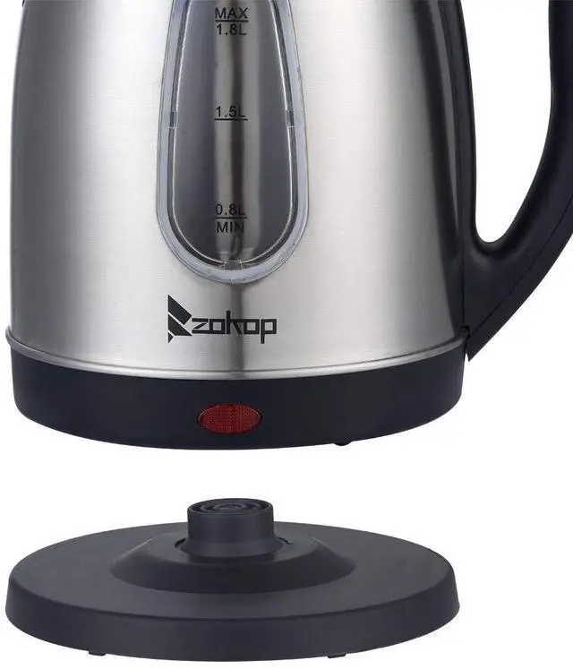 Alt view image 4 of 6 - Winado Electric Kettle, 1.8 Liters Stainless Steel Cordless Hot Water Boiler & Heater, BPA-Free Electric Tea Kettle with Auto Shut-Off & Boil Dry Protection