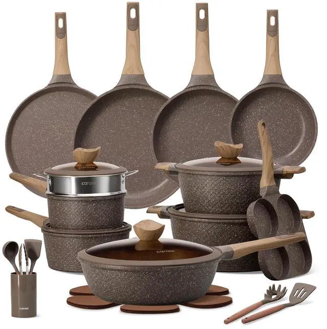 Main image of 31pcs Pots and Pans Set Non Stick, Cookware Set Pots and Pans, Nonstick Kitchen Cooking, Induction Cook Ware, PFOA Free