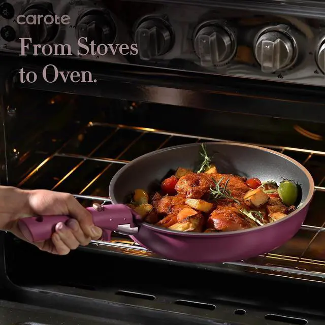 Alt view image 4 of 7 - 19pcs Pots and Pans Set and 3pcs Baking Pan Set, Nonstick Cookware Set, Bakeware Set