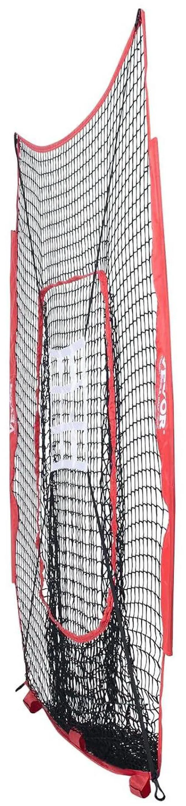 Alt view image 4 of 7 - 7x7ft Baseball Softball Practice Net, Portable Baseball Training Net for Hitting Batting Catching Pitching, Backstop Baseball Equipment Training Net
