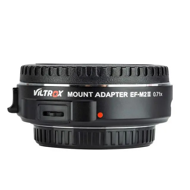 Alt view image 2 of 5 - EF-M2II 0.71x Speed Booster, EF to Micro 4/3 Focal Reducer Booster Adapter Auto-Focus for GH6 GH5M2 BMPCC 4K GH4 GH5 G100 G95 G85 OM-1 EM-1 E-M1X E-M1 iii E-M5 iii E-M10 iv E-M10 iii