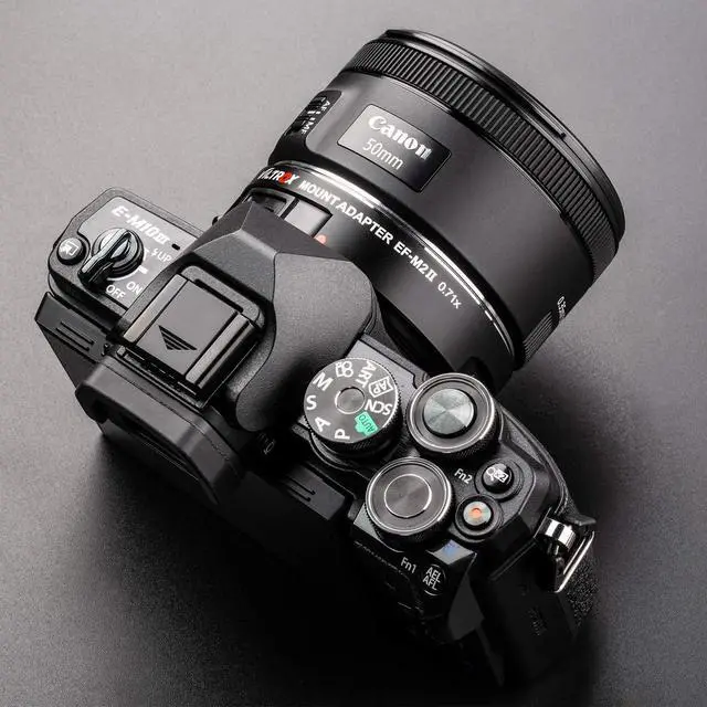 Alt view image 5 of 5 - EF-M2II 0.71x Speed Booster, EF to Micro 4/3 Focal Reducer Booster Adapter Auto-Focus for GH6 GH5M2 BMPCC 4K GH4 GH5 G100 G95 G85 OM-1 EM-1 E-M1X E-M1 iii E-M5 iii E-M10 iv E-M10 iii