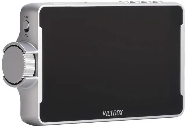 Alt view image 2 of 6 - 5.5 Inch Portable On-Camera Monitor, 4K Touchscreen HDMI Video Field Monitor, 1920×1080 Wide Viewing, Sunshade Hood, HDMI in and outputs, 3D LUTs (White)